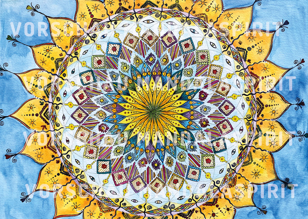 DinA2-Poster von "Sonnenmandala"