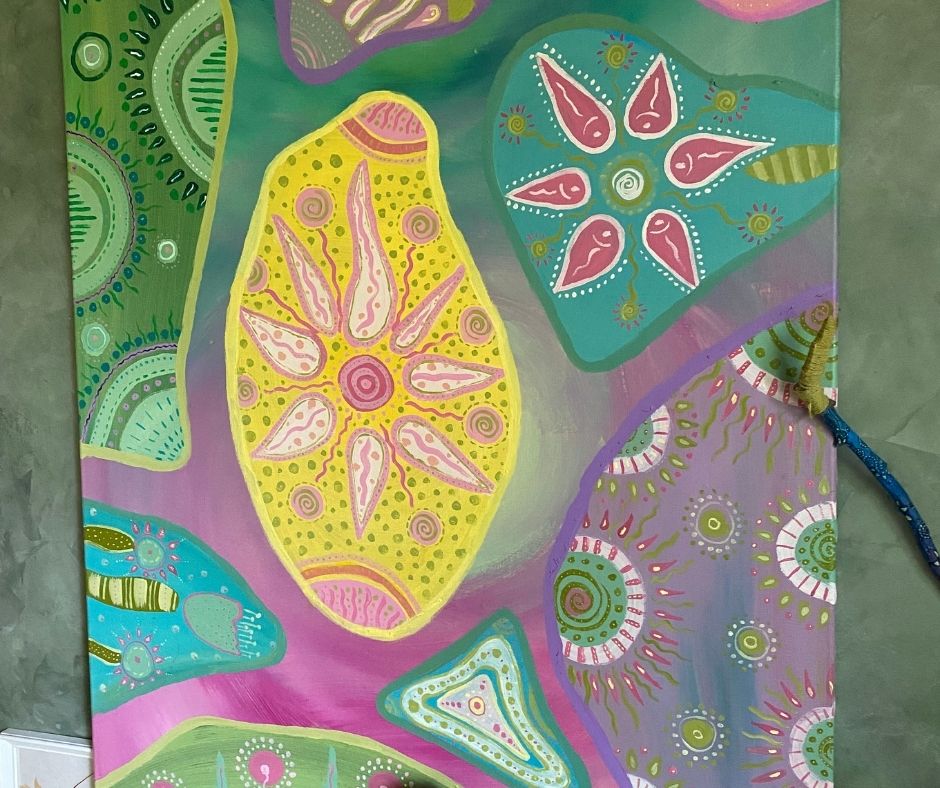 Verwandlung - Acryl auf Leinwand