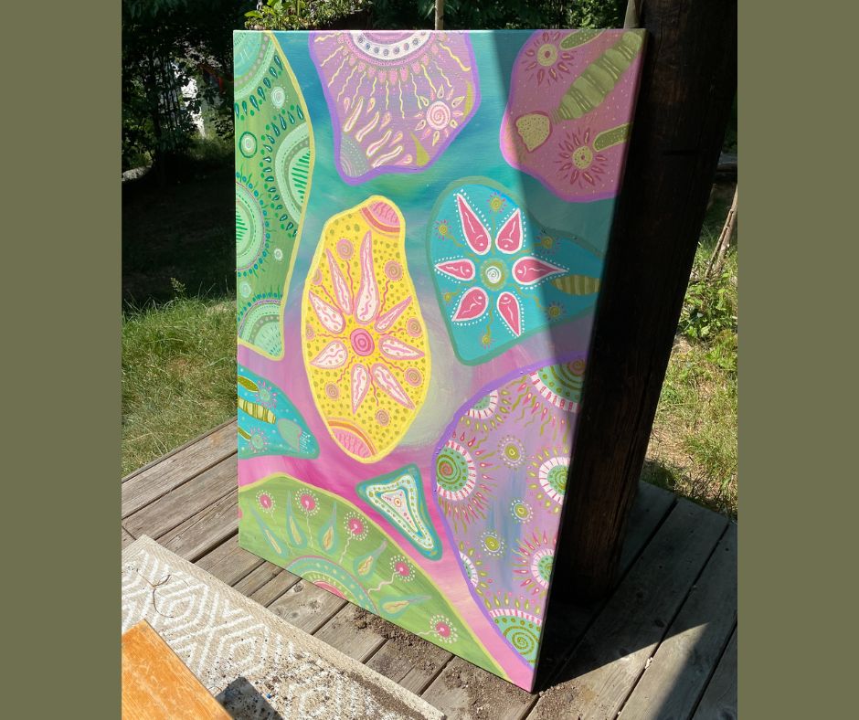 Verwandlung - Acryl auf Leinwand